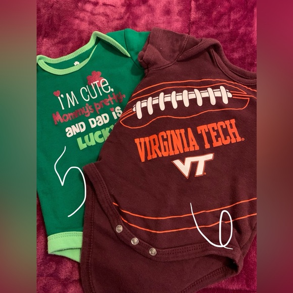 🍼🍼🍼Misc baby boy onesies most never worn-no stains   3-6 months - Picture 6 of 6